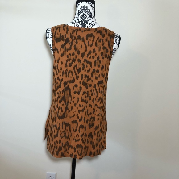 Peyton Jensen Evereve Cheetah Print Tank Top - Picture 4 of 9
